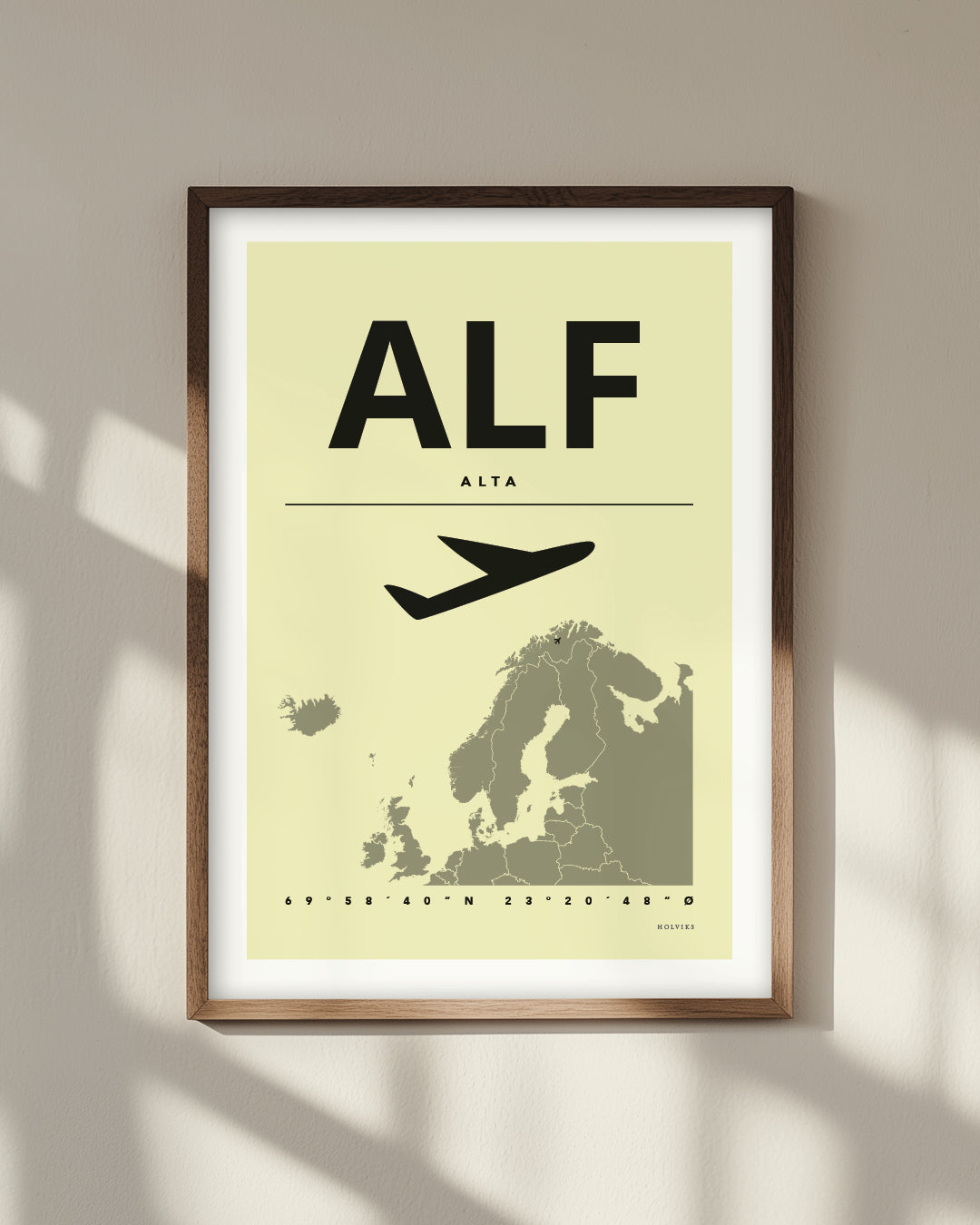 ALTA - ALF gul, poster