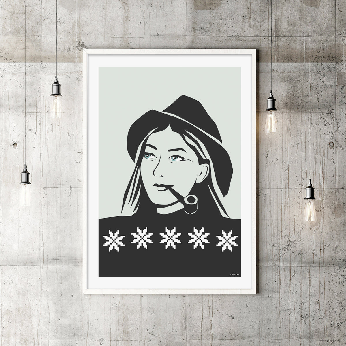 FESKARN sort, poster