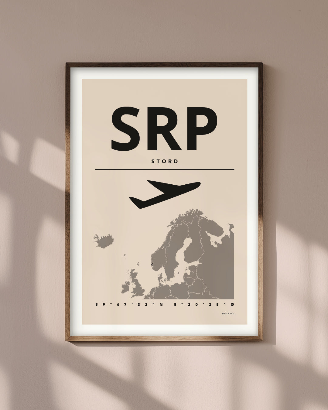 STORD pastellrosa, poster