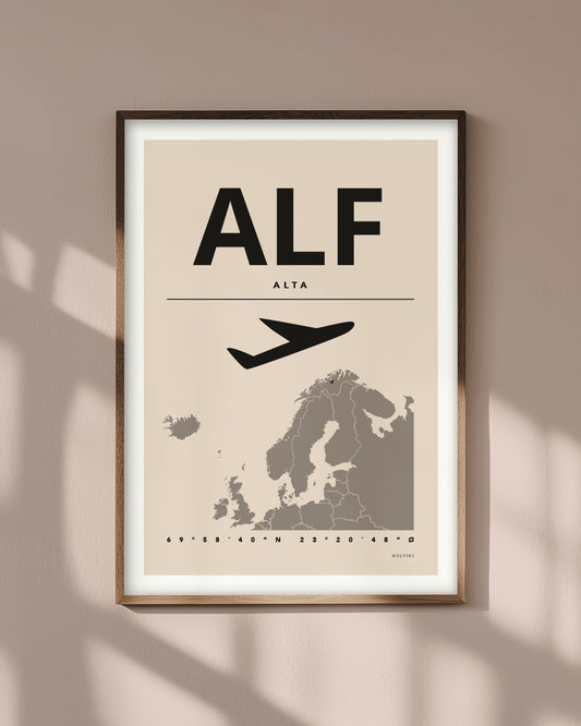 ALTA pastellrosa, poster