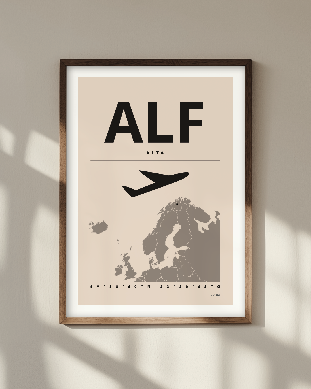 ALTA - ALF pastellrosa, poster