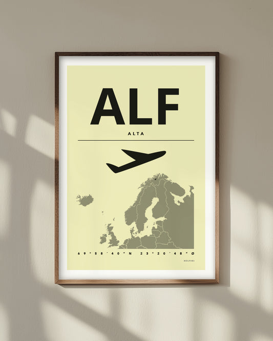 ALTA gul, poster