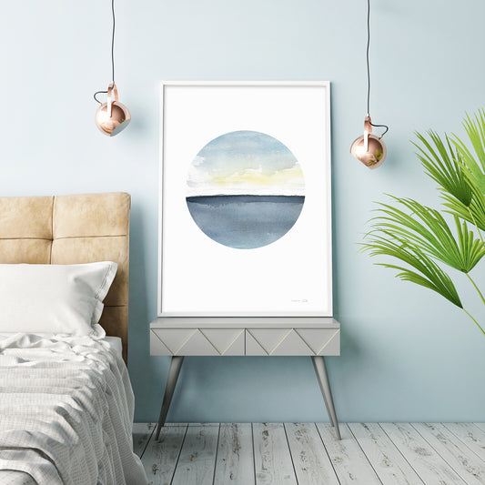BLÅ HORISONT, kunsttrykk