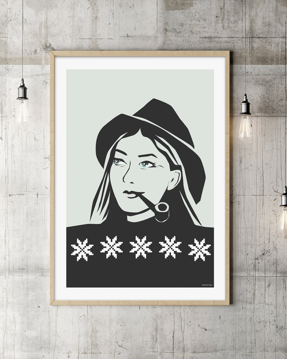 FESKARN sort, poster