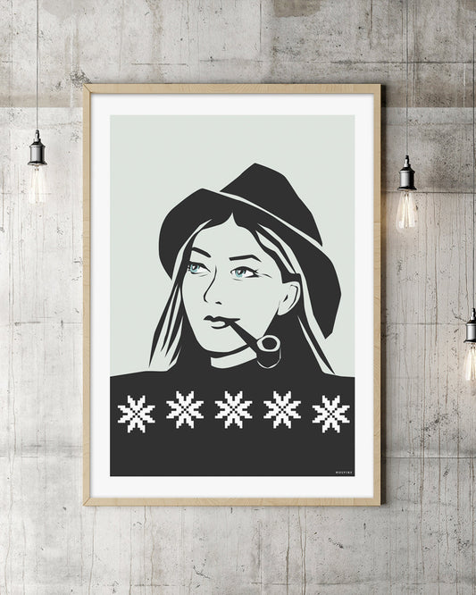 FESKARN sort, poster