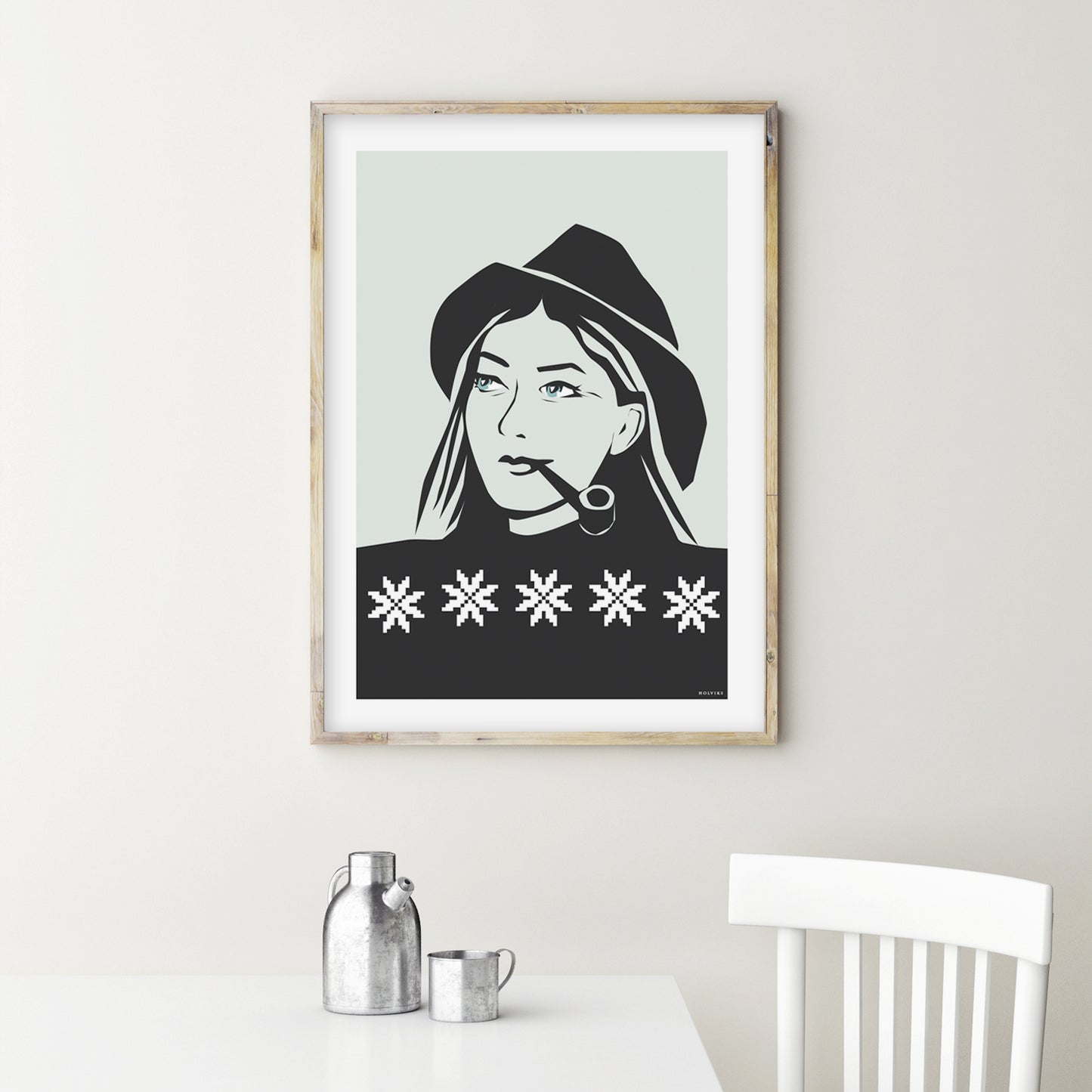 FESKARN sort, poster