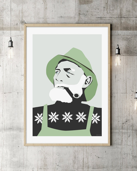 FISKEREN grønn, poster