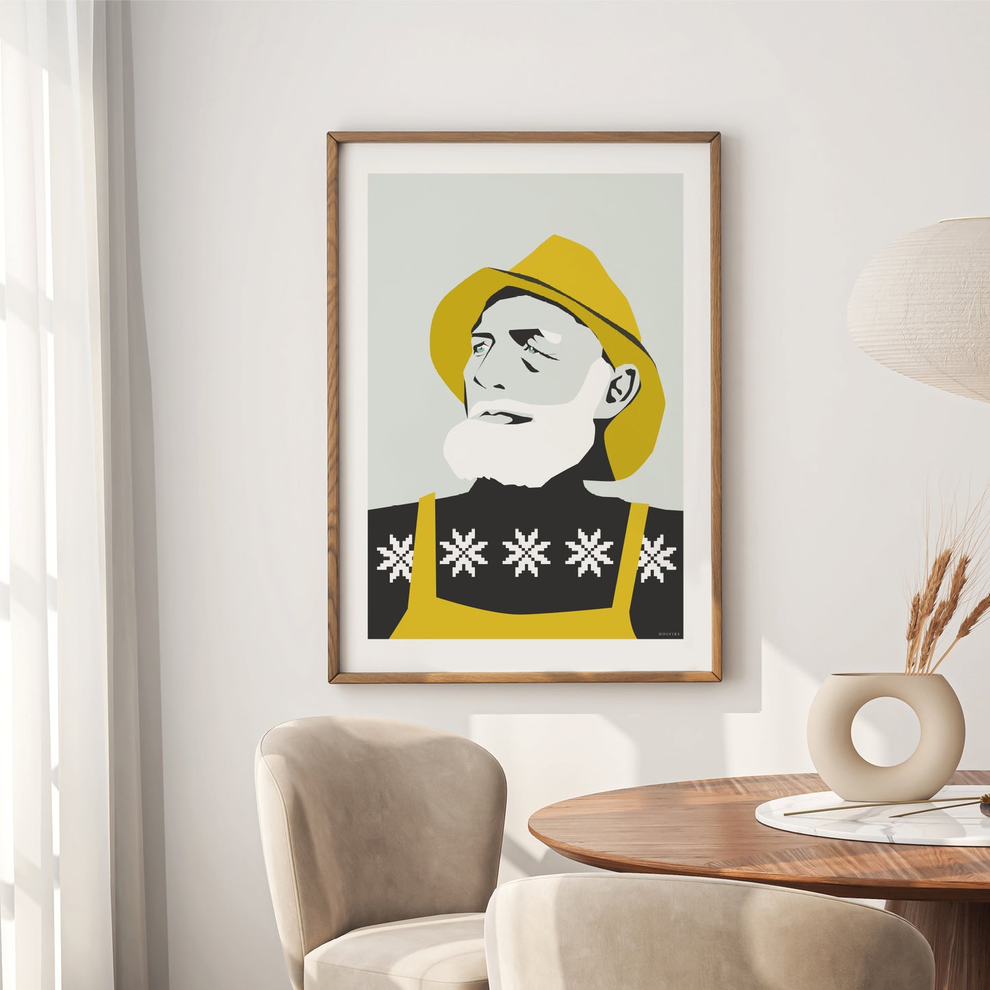 FISKEREN 2025, gul poster