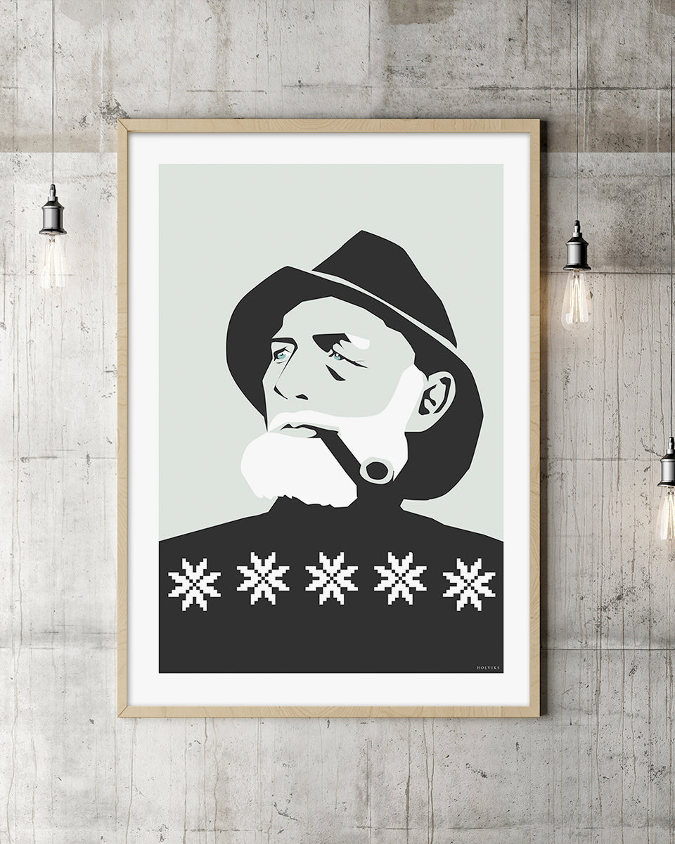FISKEREN sort, poster