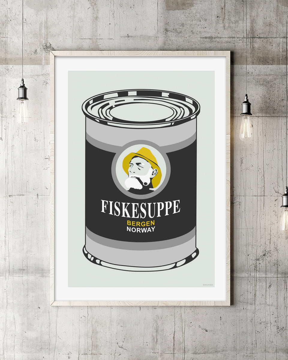 FISKESUPPE, poster