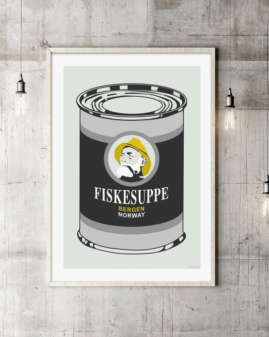 FISKESUPPE, poster