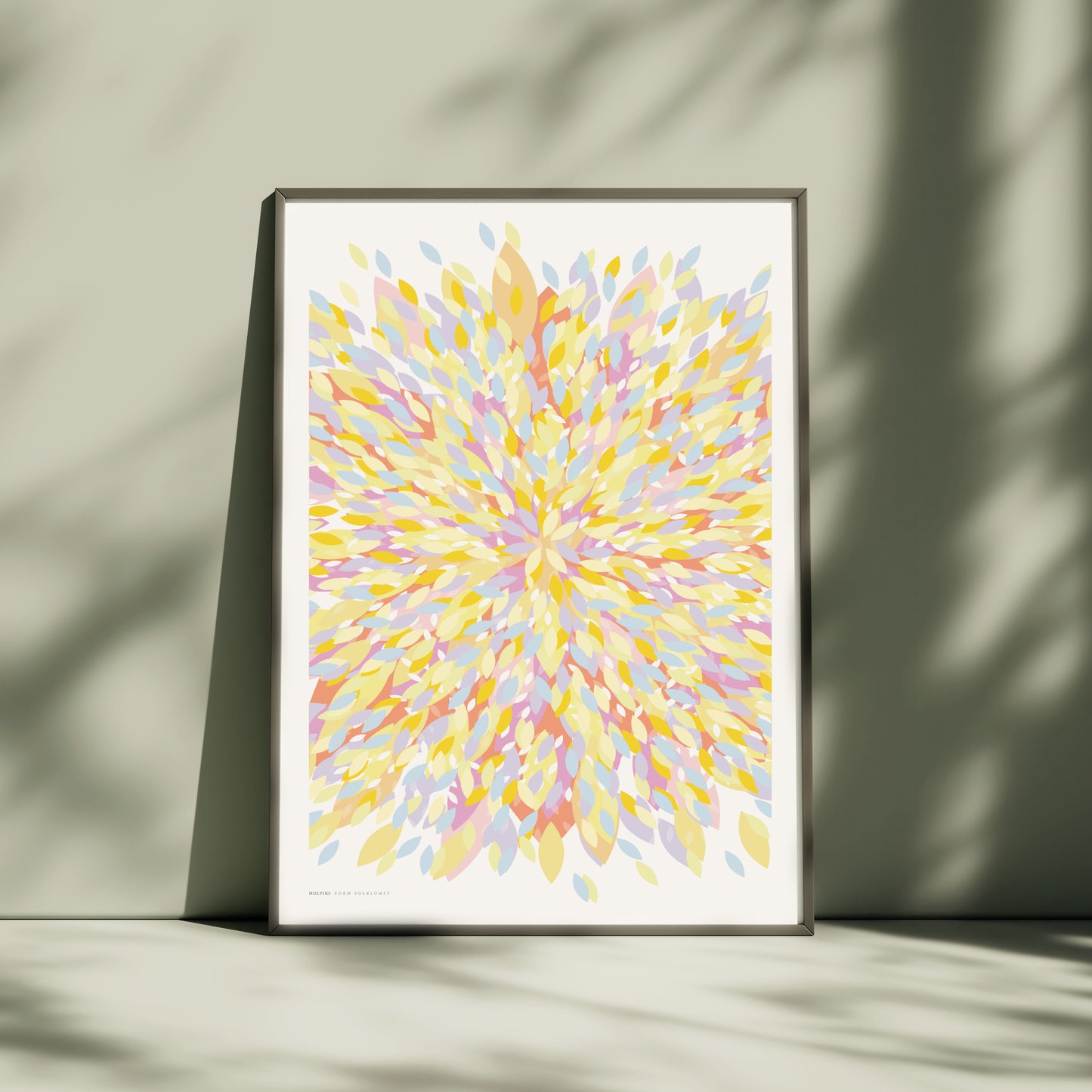 FORM Solblomst, signert kunsttrykk