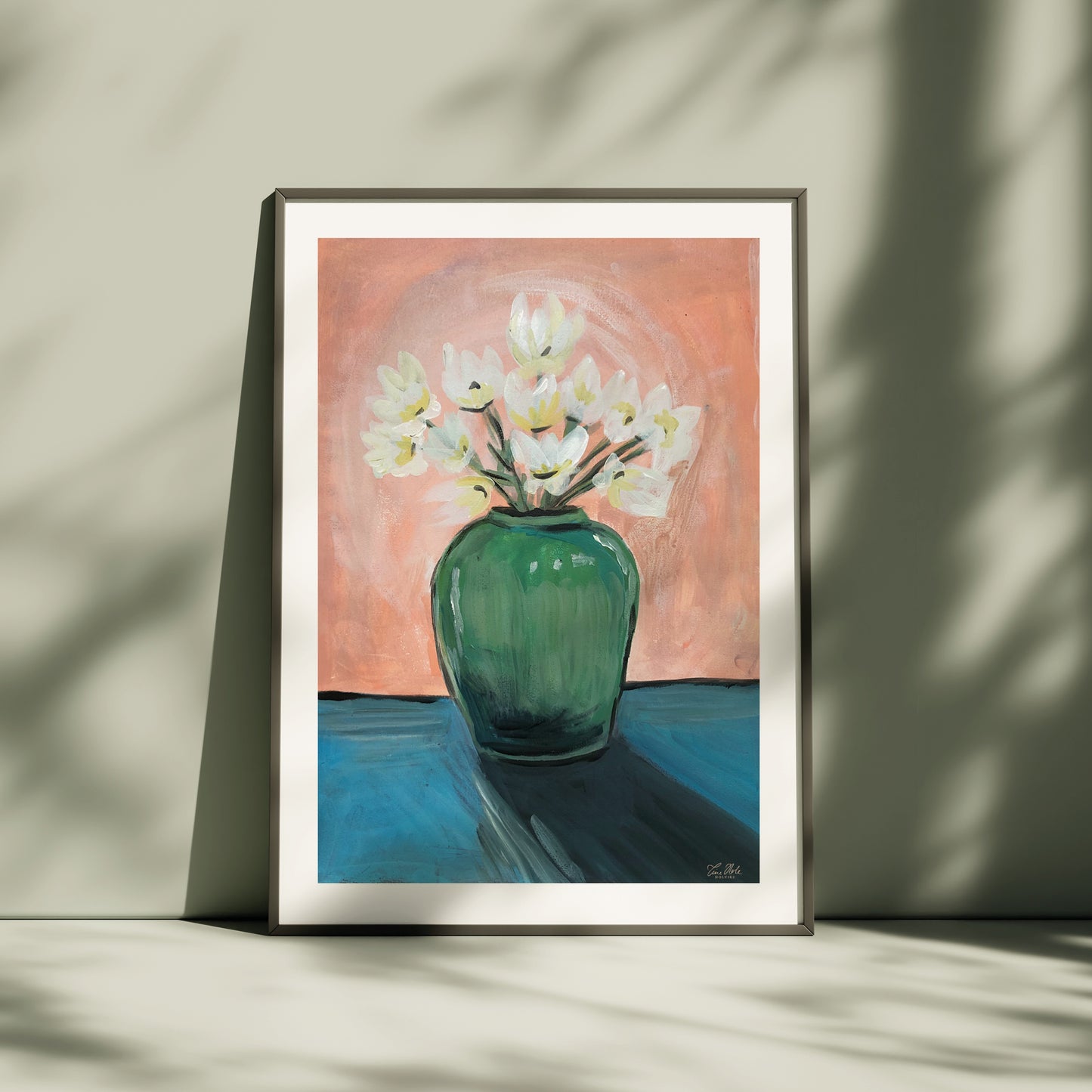 HVITE BLOMSTER, limited art print