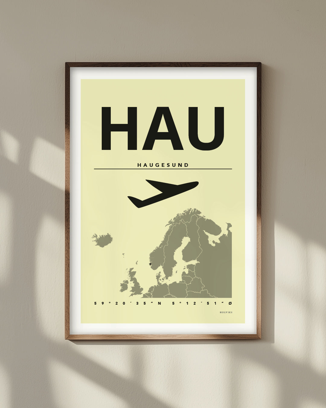 HAUGESUND gul, poster