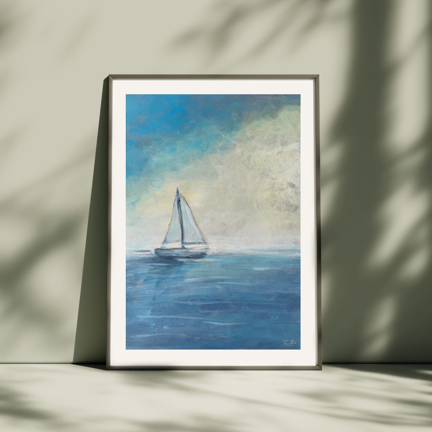 SEILBÅT I HORISONT, limited art print