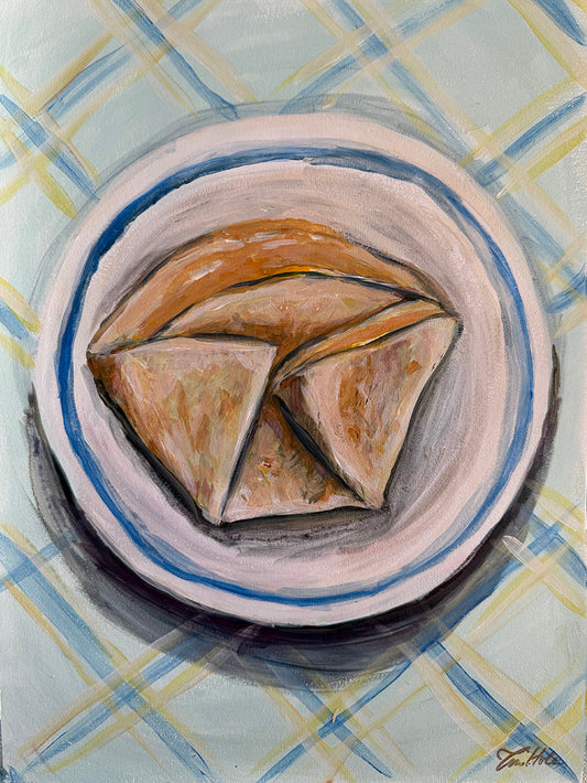 Møsbrømlefse, maleri