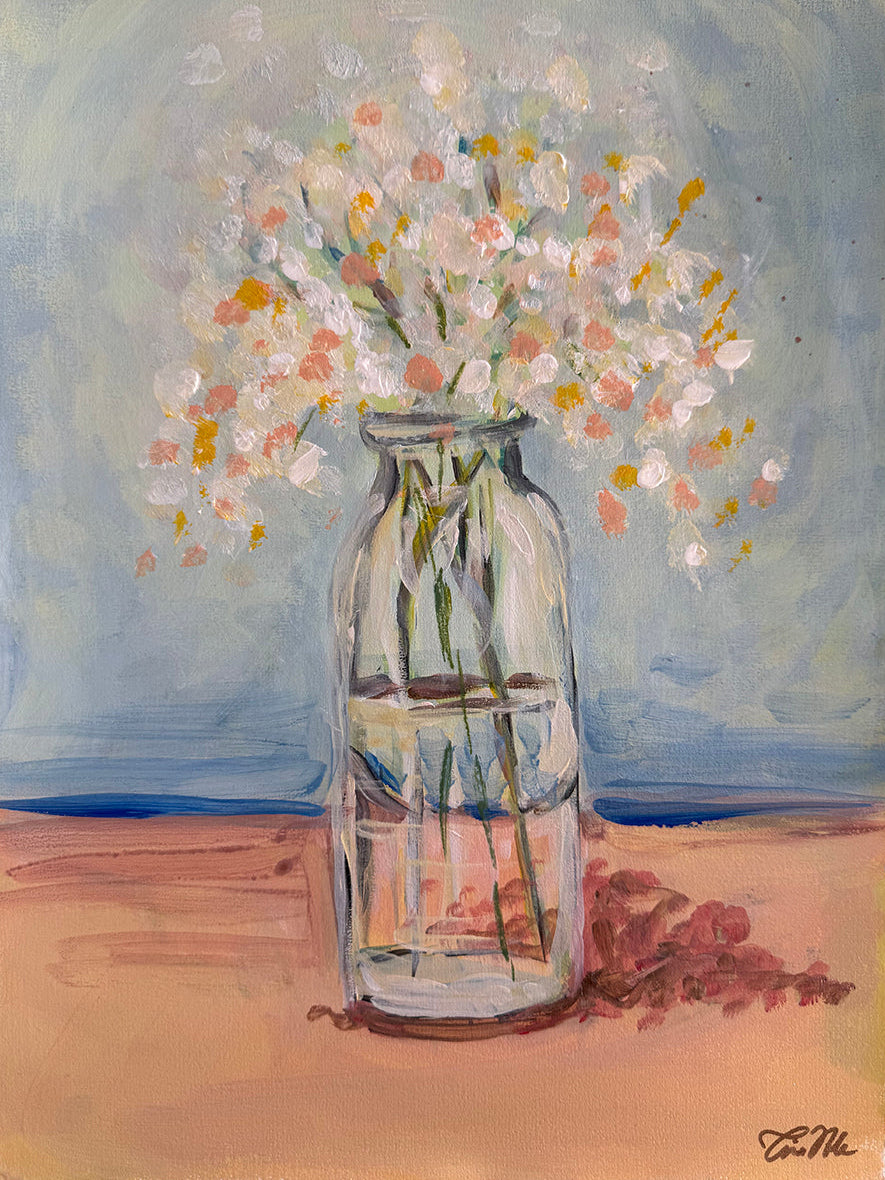 Sommerblomst, maleri