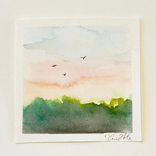 SOMMERDIS – Akvarell