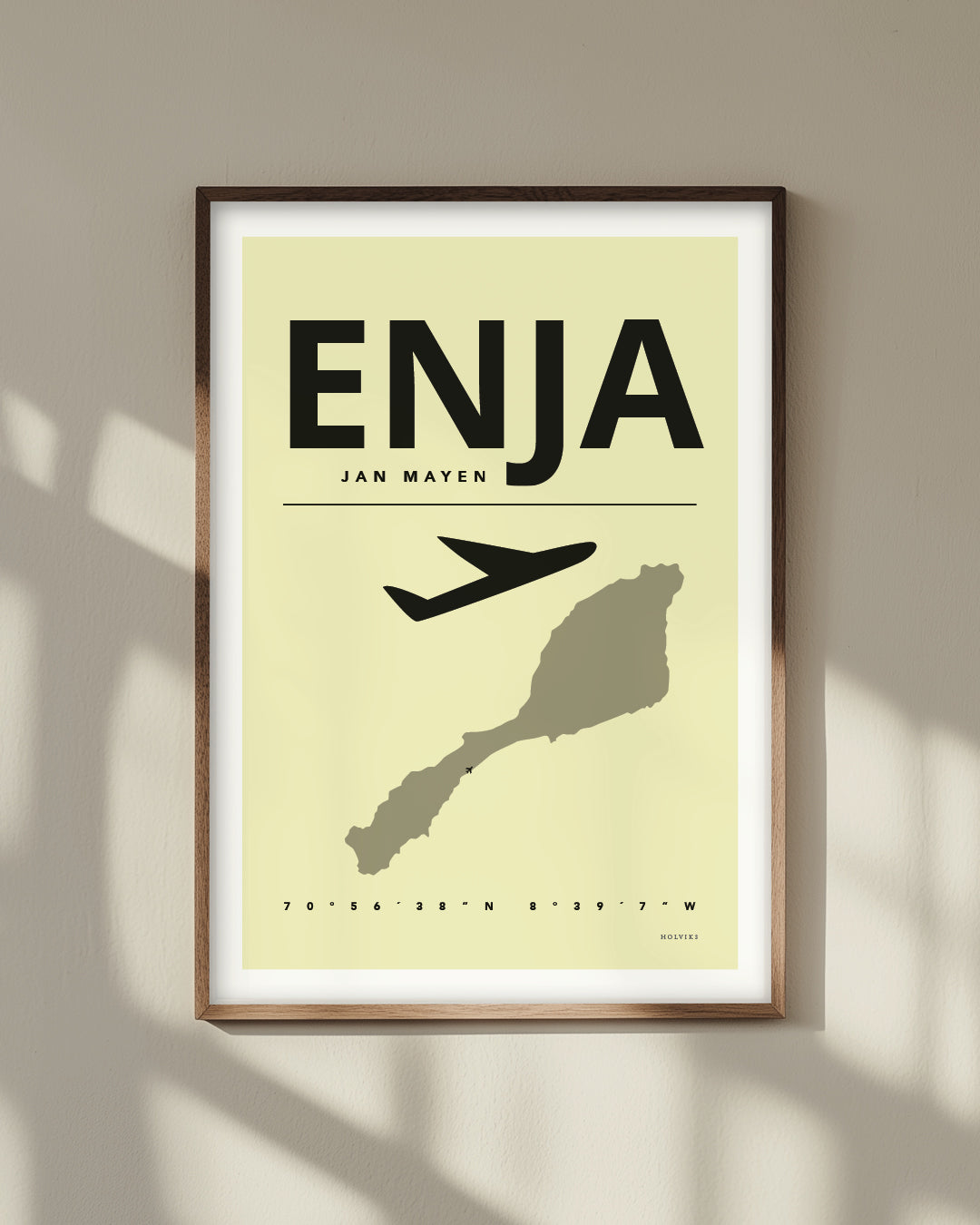 JAN MAYEN gul, poster