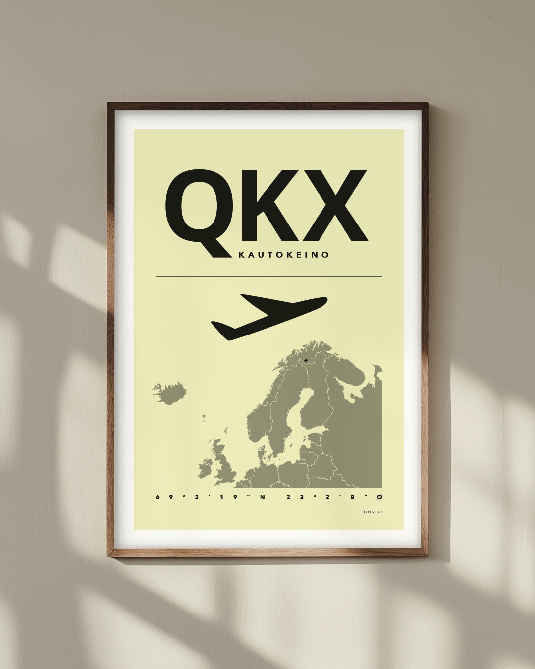 KAUTOKEINO gul, poster