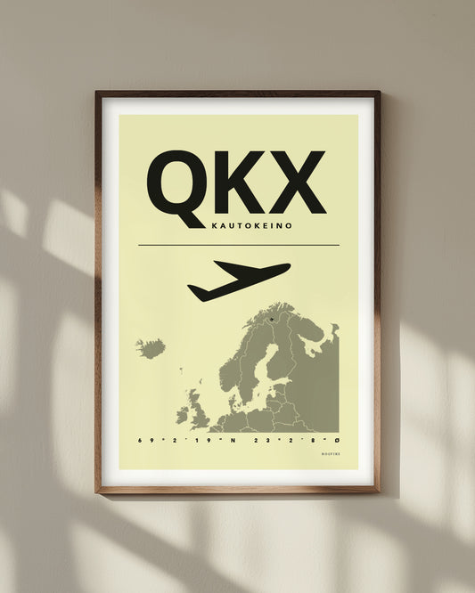 KAUTOKEINO gul, poster
