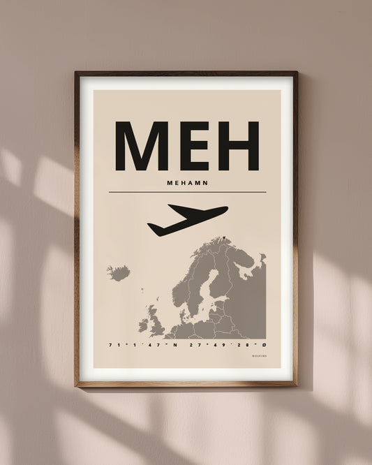 MEHAMN pastellrosa, poster