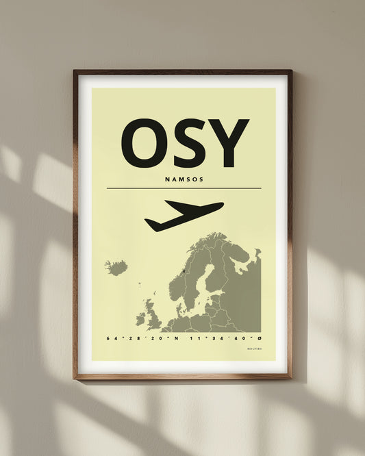 NAMSOS gul, poster