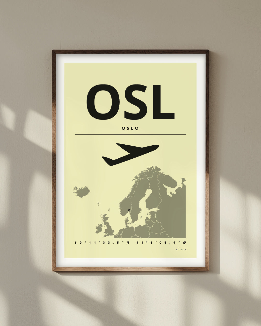 OSLO gul, poster