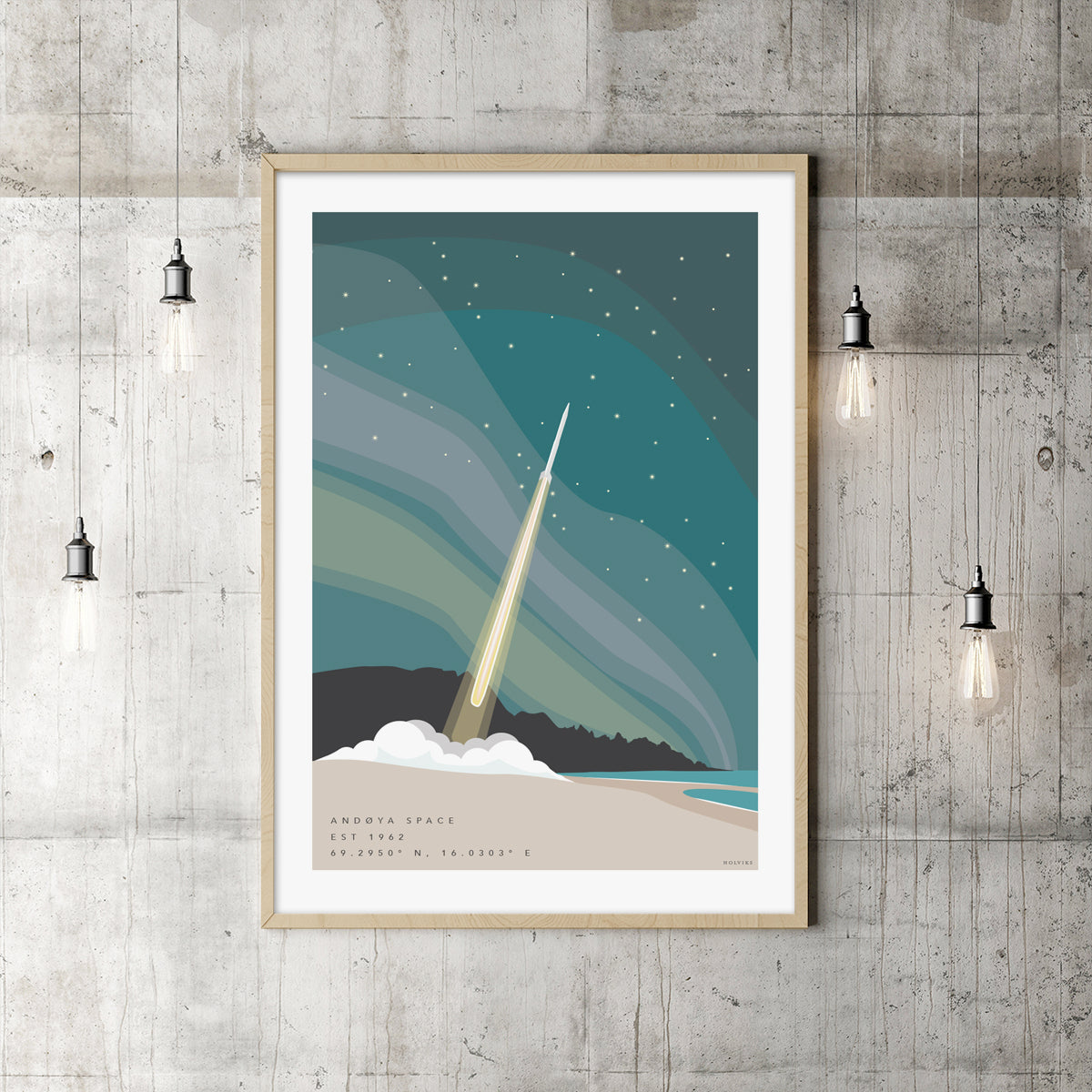 ANDØYA SPACE Rakett, poster