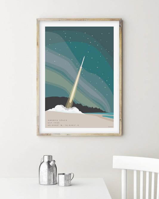 ANDØYA SPACE Rakett, poster