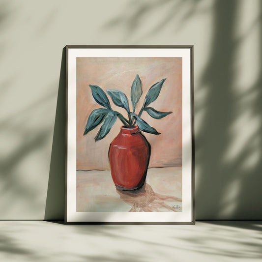 RØD VASE, limited art print