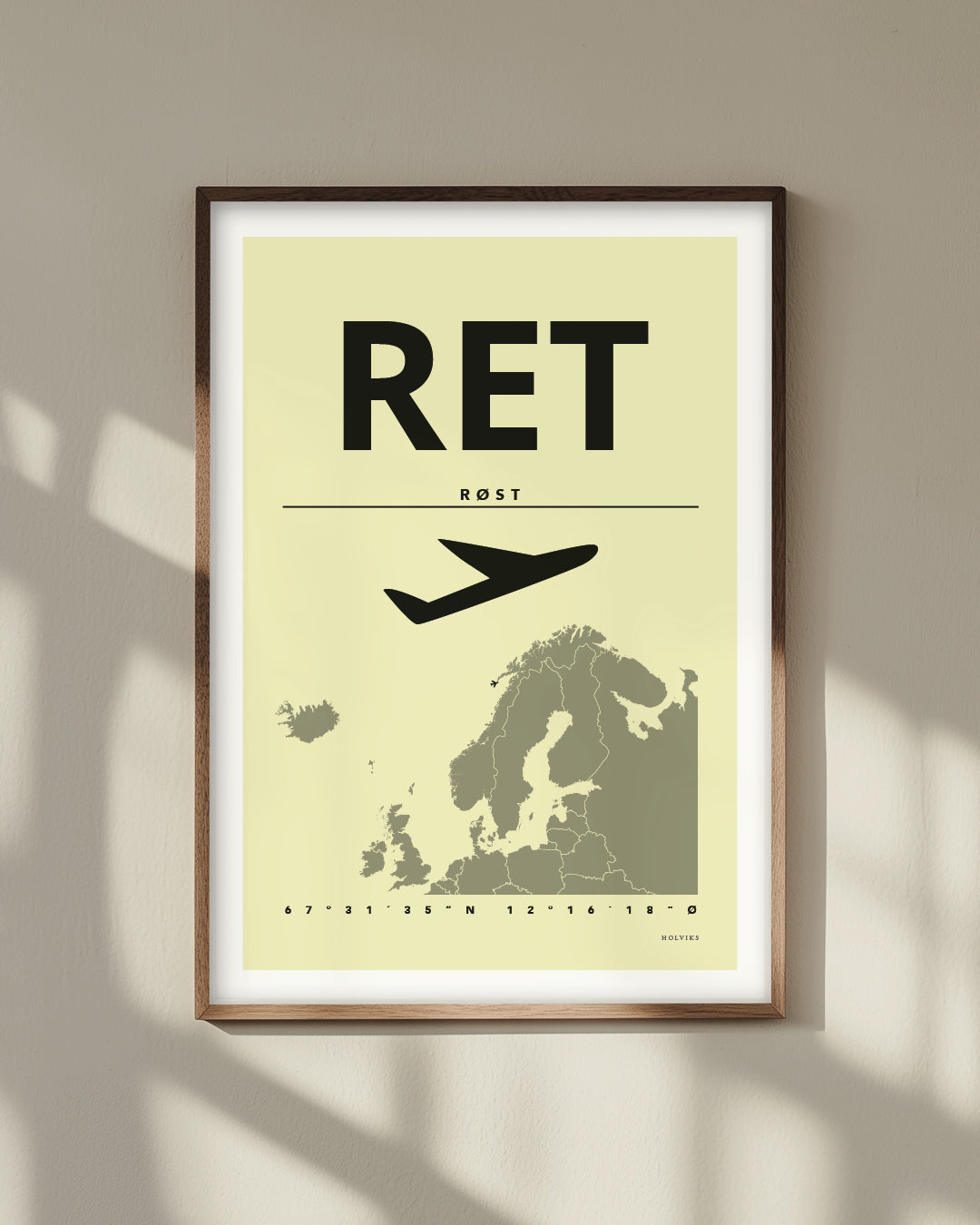 RØST gul, poster