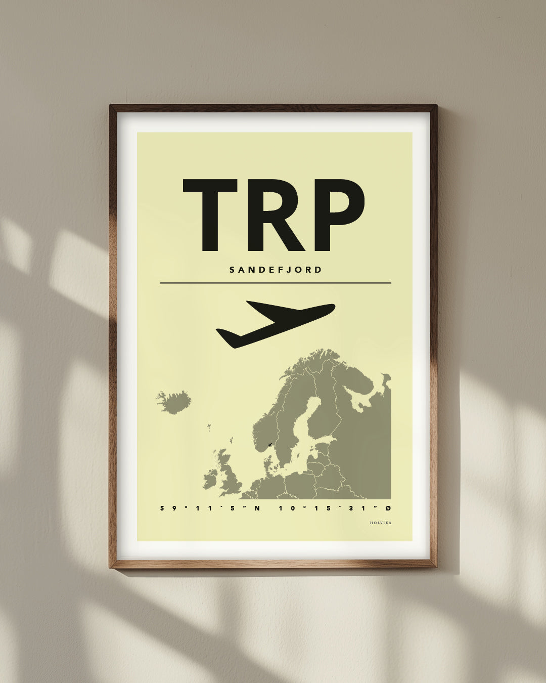 SANDEFJORD gul, poster