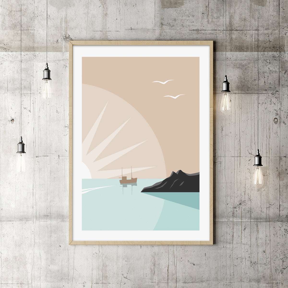 MIDNATTSOL sjark, poster
