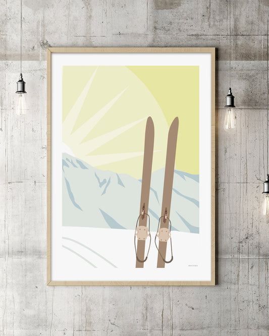 SKI, poster