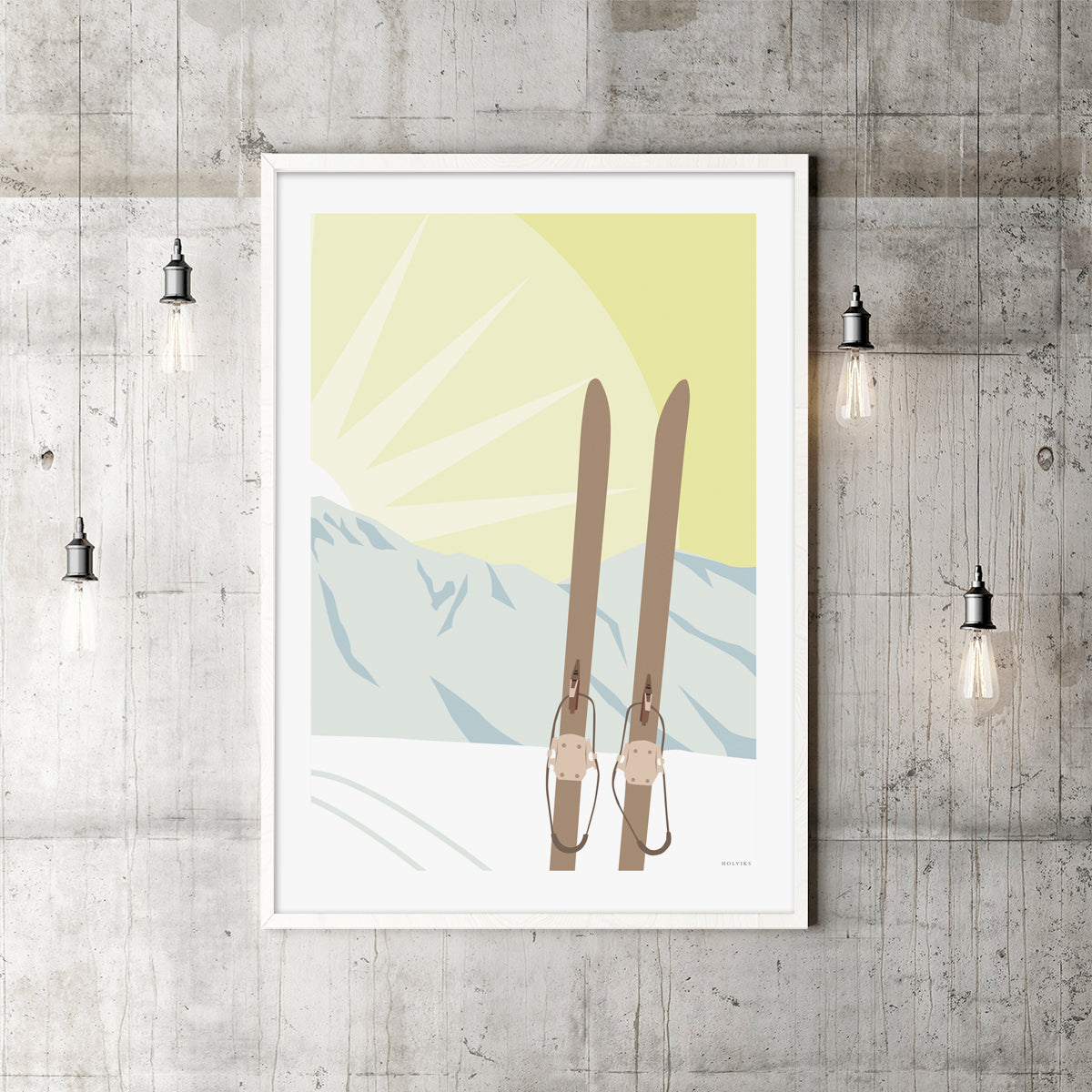 SKI, poster