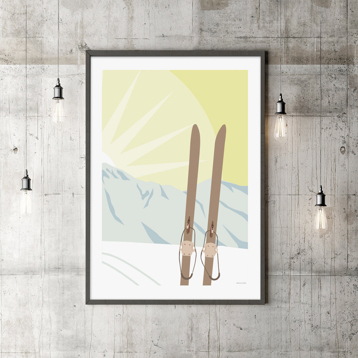 SKI, poster