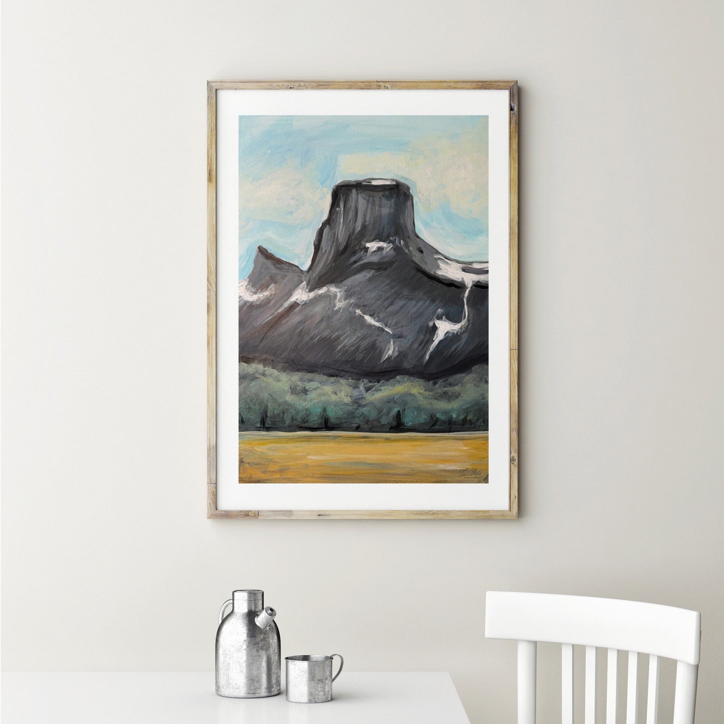 STEIGTINDEN, limited art print