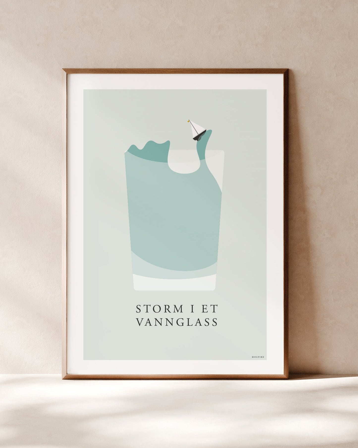 STORM I ET VANNGLASS, poster