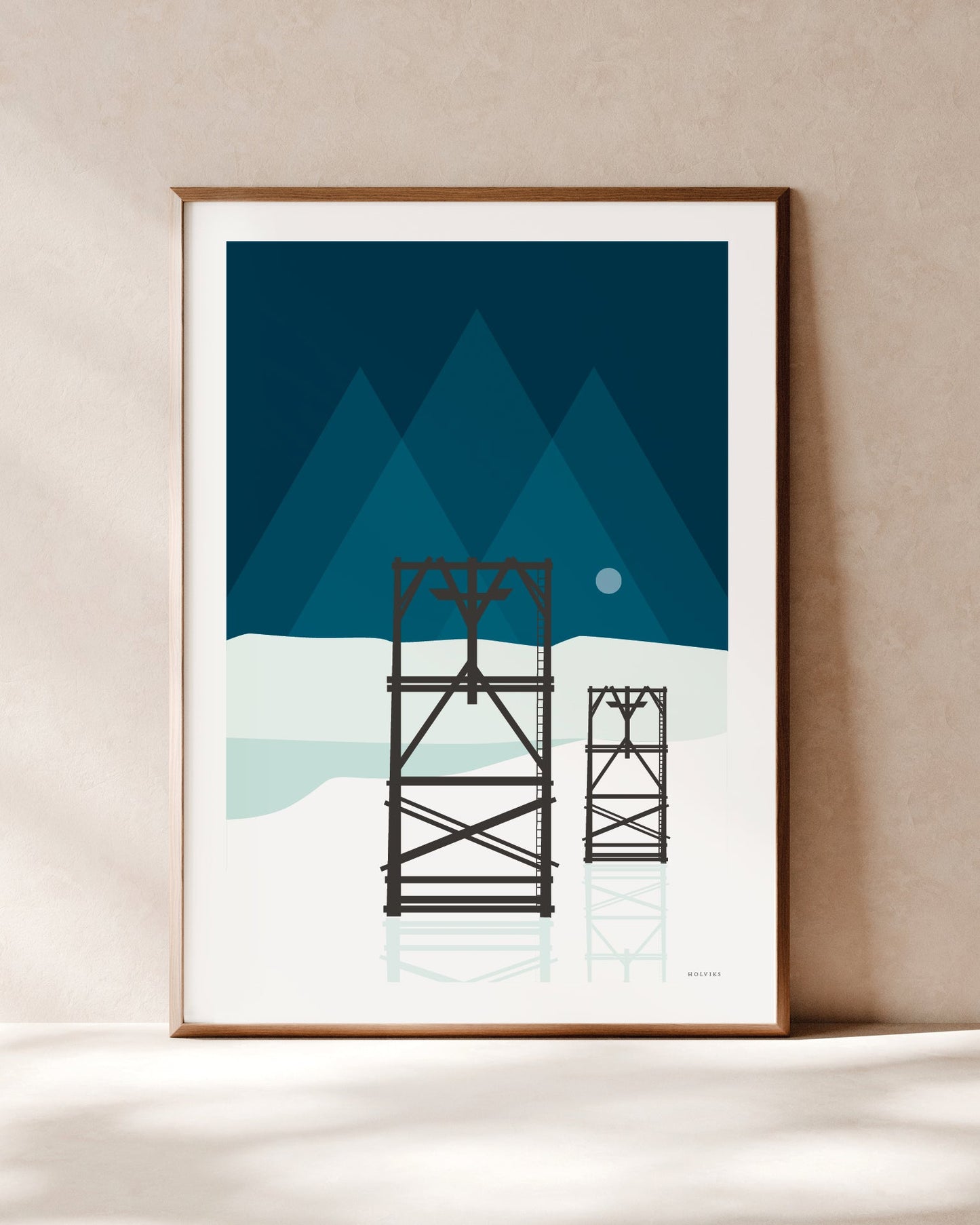 TAUBANE SVALBARD mørk blå, poster