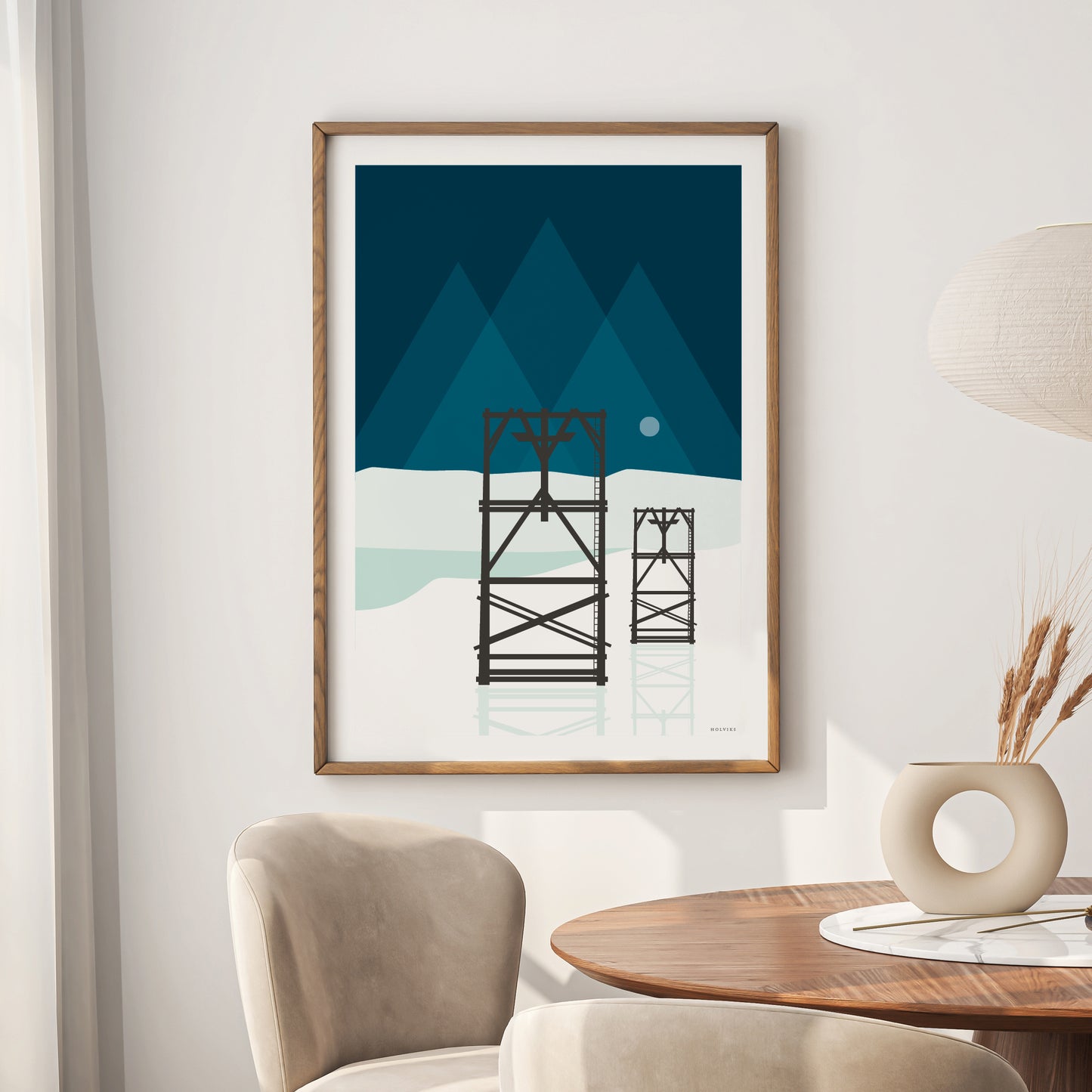 TAUBANE SVALBARD mørk blå, poster