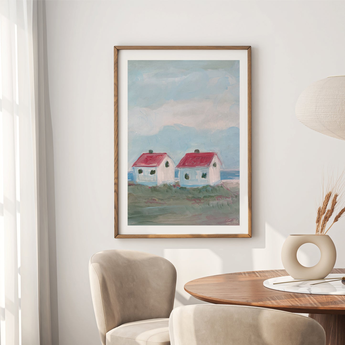 TO HUS VED HAVET, limited art print