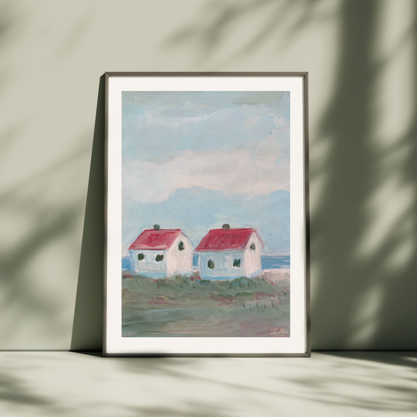 TO HUS VED HAVET, limited art print