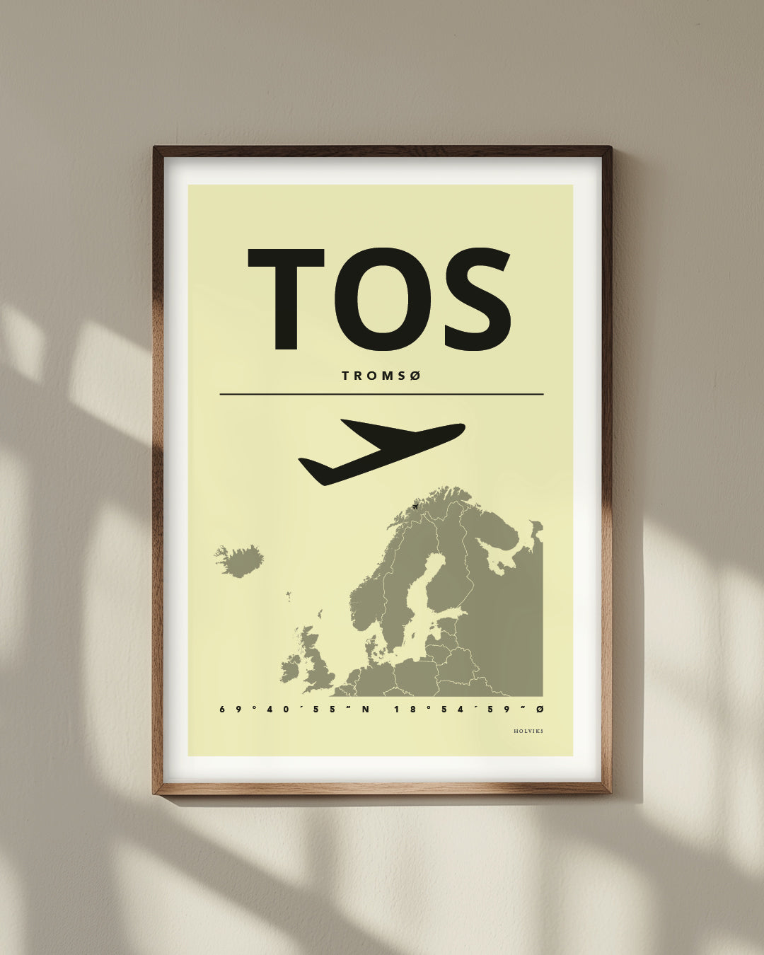TROMSØ gul, poster