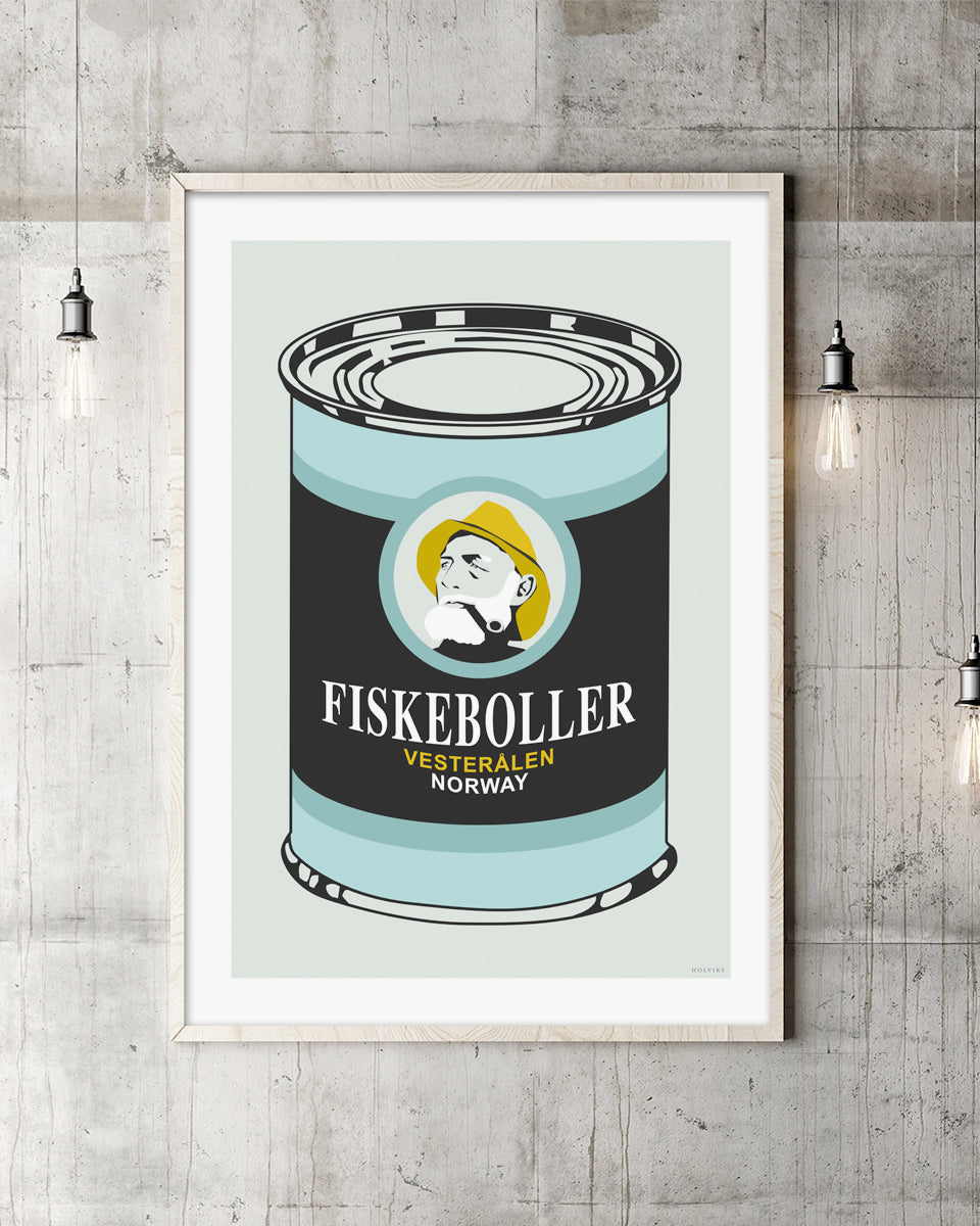 FISKEBOLLER, poster
